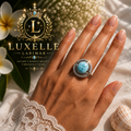 Larimar Statement Ring