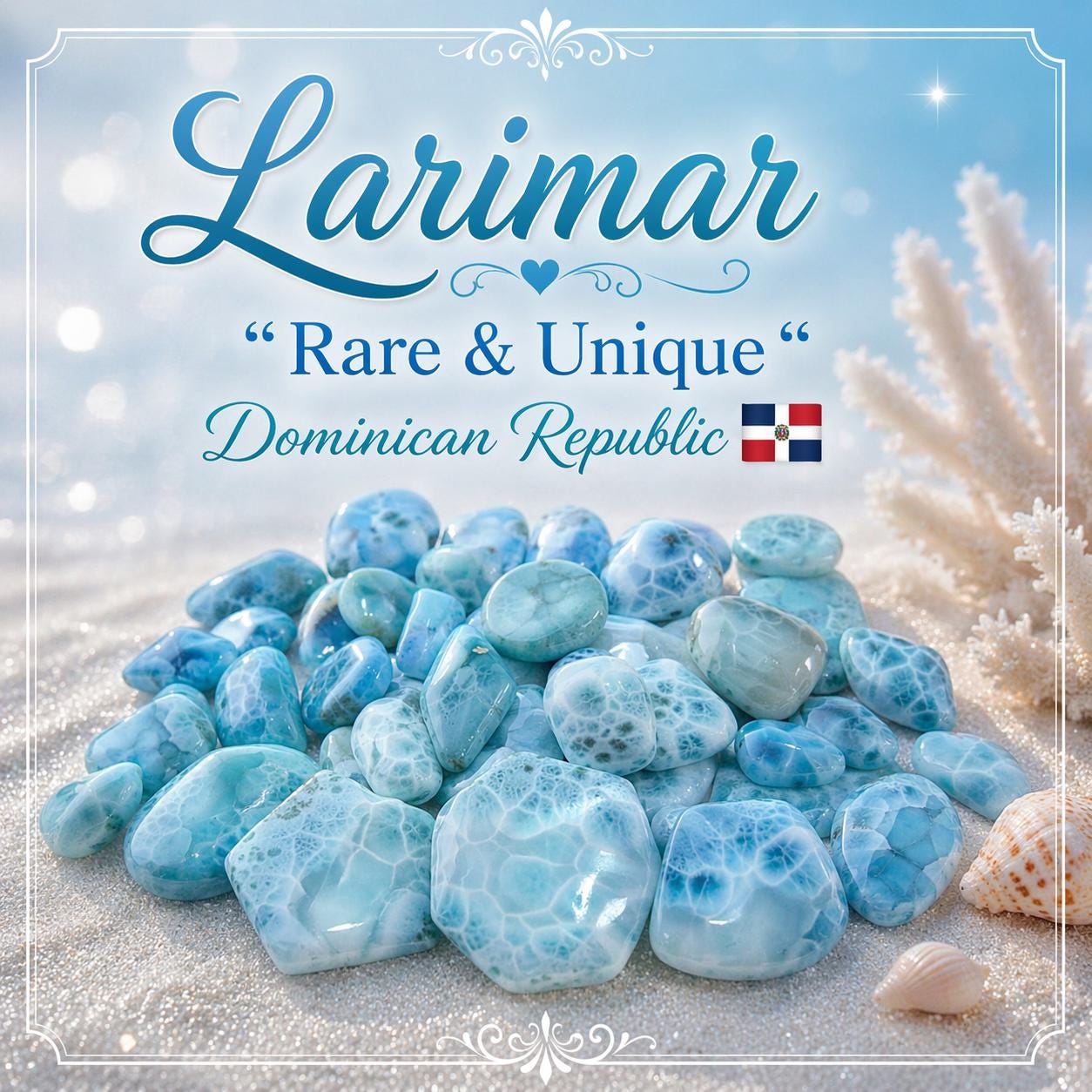 AAA Larimar Crab Pendant * Authentic Dominican Republic Gemstone * 925 Sterling Silver Coastal Jewelry