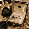 Natural Freshwater Cultured Pearl Brooch * Chocolate Pearl (Enhanced) 18k White Gold Overlay