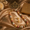 South Sea Shell Pearl Jewelry Set * Multicolor Style * High Luster *  Gift for Her